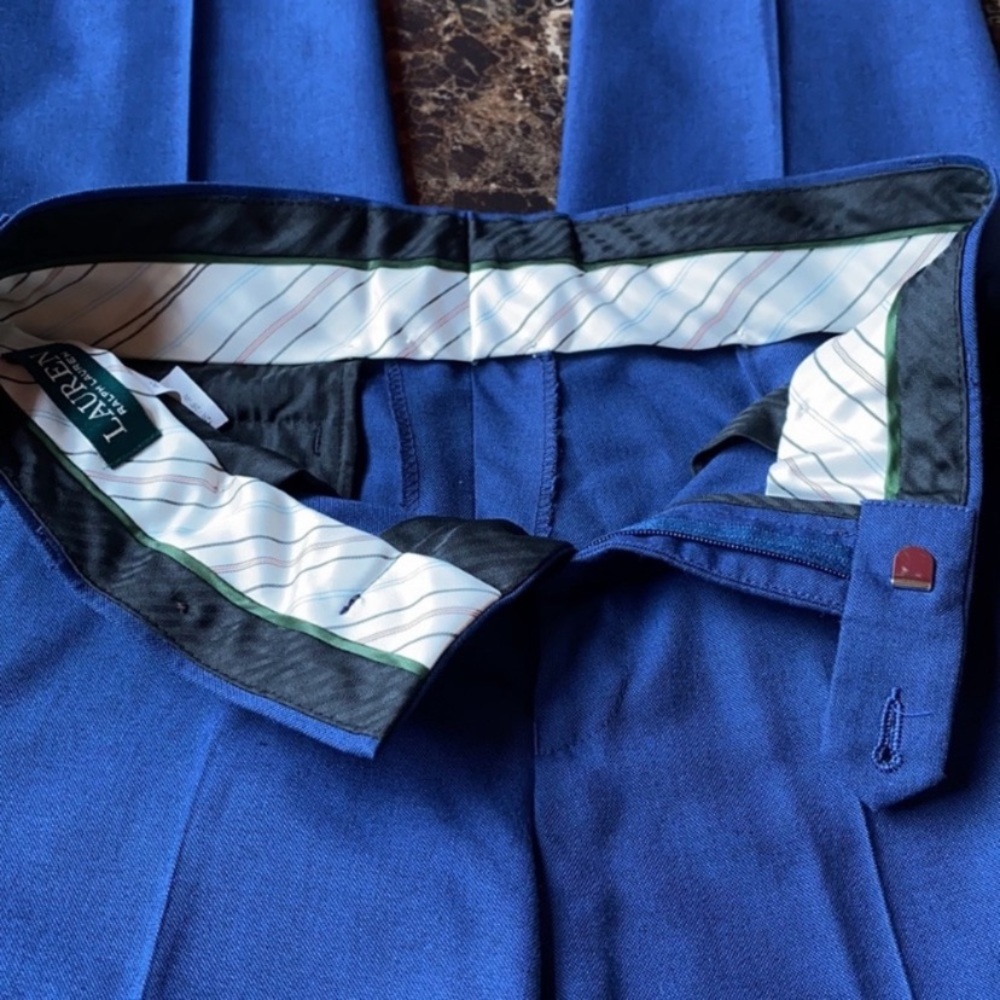 Bundle RALPH LAUREN dress shirt and pants size M 10/12